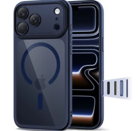 Dėklas iphone 17 Pro Max Magpeak Magsafe Cc - Skaidrus Mėlynas