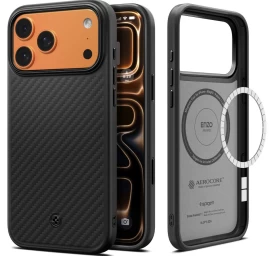 Dėklas iphone 17 Pro Max Magsafe - Juodas