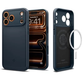 Dėklas iphone 17 Pro Max Magsafe Thin Fit - Tamsiai Mėlynas