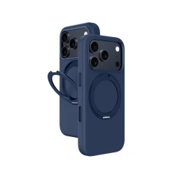Dėklas iphone 17 Pro Max Su cloudie Stovu - Mėlynas