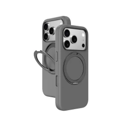 Dėklas iphone 17 Pro Max Su cloudie Stovu - Pilkas