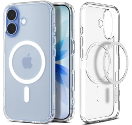 Dėklas iphone 17 Ultra Hybrid Magsafe - Baltas