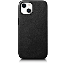 Dėklas Iš Natūralios Odos Iphone 14 Plus Magsafe Case Leather Leather Black