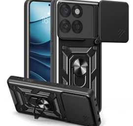 Dėklas motorola Edge 60 Fusion Su Objektyvo Dangteliu camshield Pro - Juodas