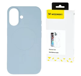 Dėklas samsung Galaxy S24 Fe Liquid Silicone Case Magsafe - šviesiai Mėlynas