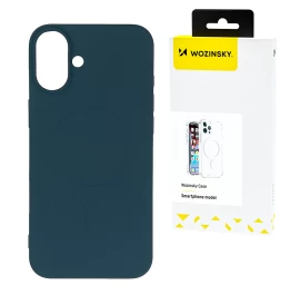 Dėklas samsung Galaxy S24 Fe Liquid Silicone Case Magsafe - Tamsiai Mėlynas