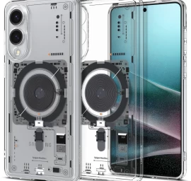 Dėklas samsung Galaxy S25 Edge, Atspausdintas Su ultra Hybrid Mag Su magsafe - Skaidrus