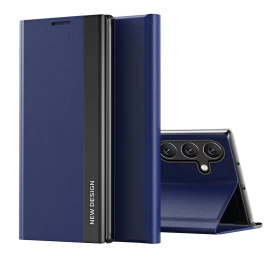 Dėklas samsung Galaxy S25 Edge Su Atlenkiamuoju Dangteliu sleep Case Pro - Mėlynas