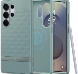 Dėklas samsung Galaxy S25 Ultra Caseology Parallax Magsafe - žalias