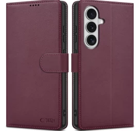 Dėklas samsung Galaxy S26 Piniginei - Bordo Spalvos