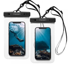 Dėklas Spigen Aqua Shield A601 Atsparus Vandeniui Ipx8 - Skaidrus 2 Vnt.
