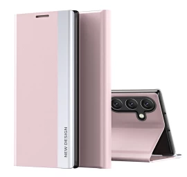 Dėklas Su Atlenkiamu Dangteliu samsung Galaxy A26 Sleep Case Pro - Rožinis