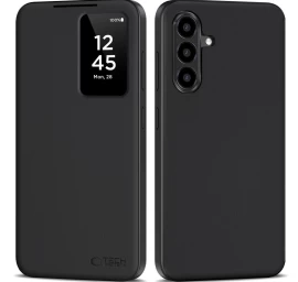 Dėklas Su Atlenkiamu Dangteliu, Skirtas samsung Galaxy A56 5g Smart Wallet - Matinės Juodos Spalvos