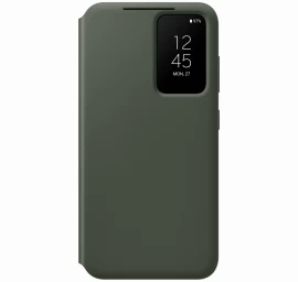 Dėklas Su Atlenkiamu Langeliu, Skirtas Samsung Galaxy S23 Chaki Spalvos Kortelei