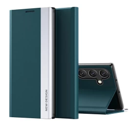 Dėklas Su Atlenkiamuoju Dangteliu samsung Galaxy S25 Ultra Sleep Case Pro - žalias