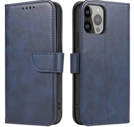 Dėklas Su Atlenkiamuoju Dangteliu, Skirtas samsung Galaxy S24 Fe Magnet Case - Mėlynas