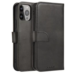 Dėklas Su Atlenkiamuoju Dangteliu, Skirtas samsung Galaxy S25 Magnet Case - Juodas