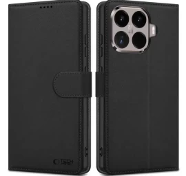 Dėklas Su Atlenkiamuoju Dangteliu, Skirtas xiaomi 15t Pro Wallet - Juodas