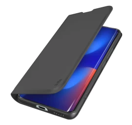 Dėklas Su Atlenkiamuoju Dangteliu, Skirtas xiaomi Redmi Note 15 Wallet Smooth - Juodas