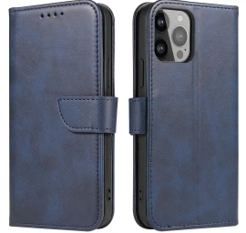 Dėklas Su Atvartu, Piniginės Stovas, Skirtas samsung Galaxy S23+ Magnetinis Dėklas - Mėlynas