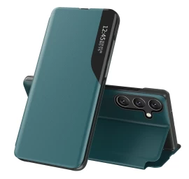 Dėklas Su Atverčiamuoju Dangteliu, Skirtas samsung Galaxy A26 Eco Leather View Case - žalias