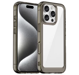 Dėklas Su Lanksčiu Rėmeliu, Skirtas iphone 16e, outer Space Case - Permatomas