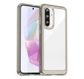 Dėklas Su Lanksčiu Rėmeliu, Skirtas samsung Galaxy A26, outer Space Case - Skaidrus, Juodas