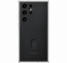 Dėklas Su Nuimama Nugarėle Galaxy S23 Ultra Frame Cover Juodas