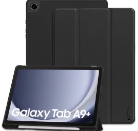 Dėklas Su Stovu, Skirtas samsung Galaxy Tab A9+ 11'' X210 / X215 / X216 Sc Pen - Juodas