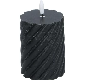 Dekoracinė žvakė 75x100mm Led Wosk Black