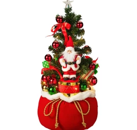 Dekoratyvinė Eglė 60 Cm, 25 Led, Laikmatis – Santa Klasas