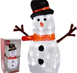 Dekoratyvinė Figūrėlė „snigulis“ 40 Led, Aukštis: 40 Cm, Akrilas