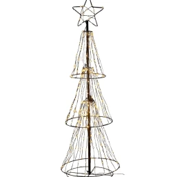 Dekoratyvinė Kalėdinė Eglutė 310 Led šiltai Balta 150 Cm Luca