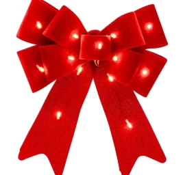 Dekoratyvinė Kokarda 25 Cm Su Led