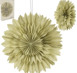 Dekoratyvinė Popierinė Kabanti žvaigždė 50 Cm žalia