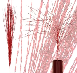 Dekoratyvinė šaka 117cm Raudona