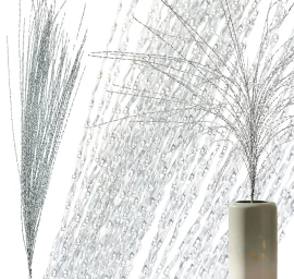 Dekoratyvinė šaka 117cm Sidabrinė