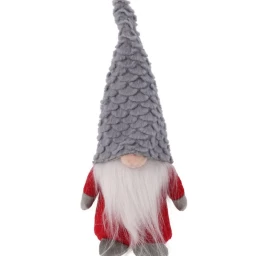 Dekoratyvinė šventagaršvė 22cm Pilkos Spalvos žvyneliai