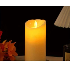 Dekoratyvinė žvakė 70x125mm Led Timer White