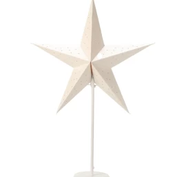Dekoratyvinis Advento žvaigždės šviestuvas 45cm Baltas