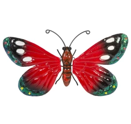 Dekoratyvinis Drugelis 26cm Raudonas