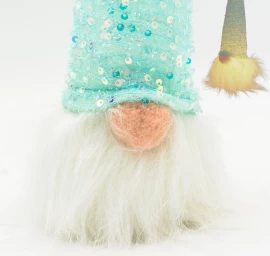 Dekoratyvinis Led Santa Claus 25cm Mėlyna