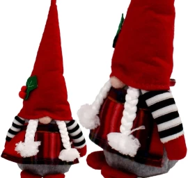 Dekoratyvinis Nykštukas 30 Cm Su Eglute Mergaite