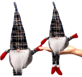 Dekoratyvinis Nykštukas 30+20cm Tamsiai Mėlynas Langelis