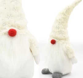 Dekoratyvinis Nykštukas Nykštukas Baltas 45cm