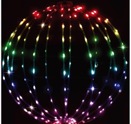 Dekoratyvinis Pakabukas Rutulys 168led Rgb 40cm
