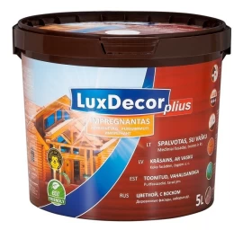 Dekoratyvins medienos impregnantas Luxdecor, (Palisanderis) 5,0l