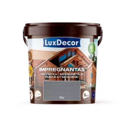 Dekoratyvins medienos impregnantas Luxdecor, (Pilkas) 1l