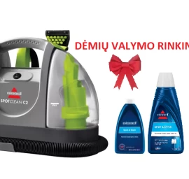 Dėmes šalinančio siurblio ir ploviklių rinkinys Bissell Spotclean C2 43668, 20671