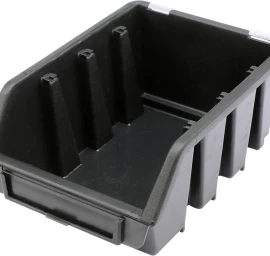 Dėžutė sandėliavimui juoda S 116x161x75mm (78831)